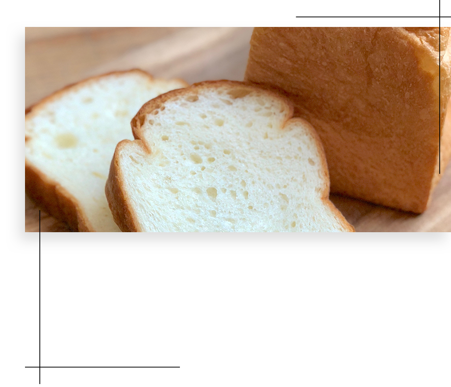 パン・ド・ミ（食パン、ラムレーズン食パン、雑穀食パン）